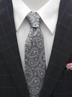 Disney Mickey Mouse Gray Paisley Mens Tie