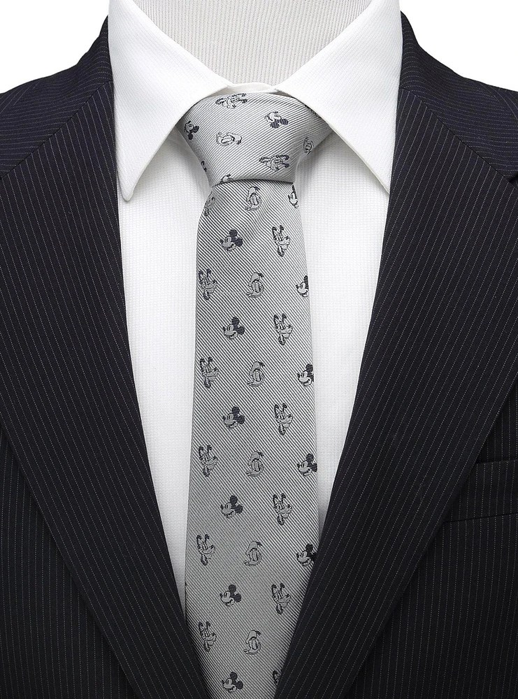 Disney Mickey and Friends Gray Tie