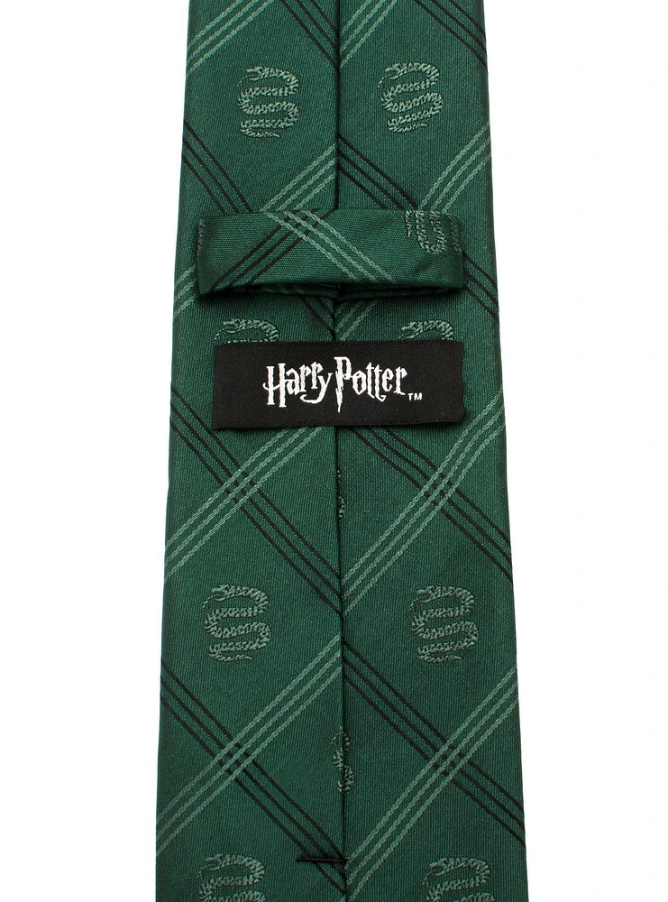 Harry Potter Slytherin Plaid Tie