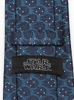 Star Wars Millennium Falcon Dot Blue Tie
