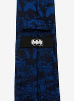 DC Comics Batman Blue Comic Tie
