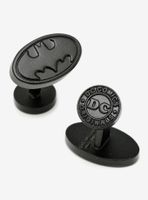 DC Comics Batman Logo Satin Black Cufflinks