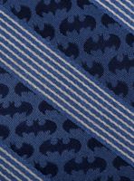 DC Comics Batman Pinstripe Navy Tie