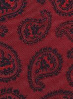 DC Comics Batman Red Paisley Tie