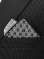 Star Wars Darth Vader Gray Dot Pocket Square