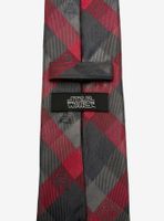 Star Wars Darth Vader Red Plaid Tie