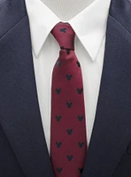 Disney Mickey Mouse Red Pin Dot Tie