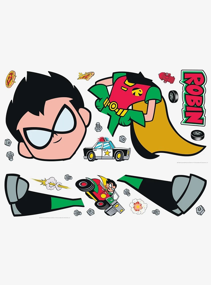 DC Comics Teen Titans Go! Robin Peel And Stick Giant Wall Decals