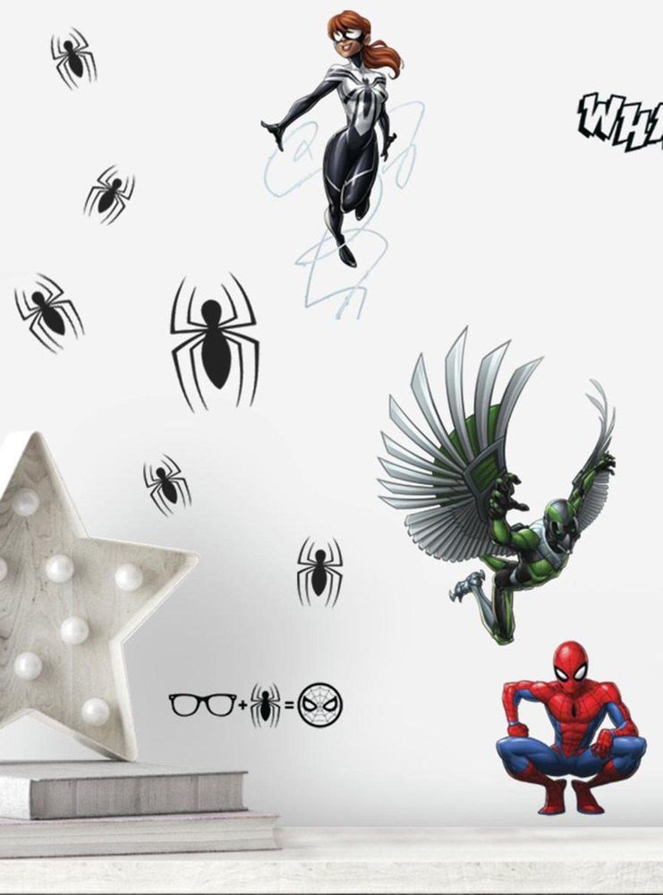 Marvel Spider-Man Favorite Characters Peel And Stick Wall Decals
