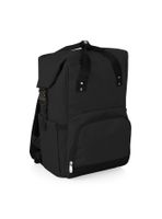 On The Go Roll-Top Black Cooler Backpack