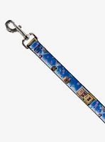 Disney Pixar Up Up Carl on Porch Flying House Balloons Dog Leash