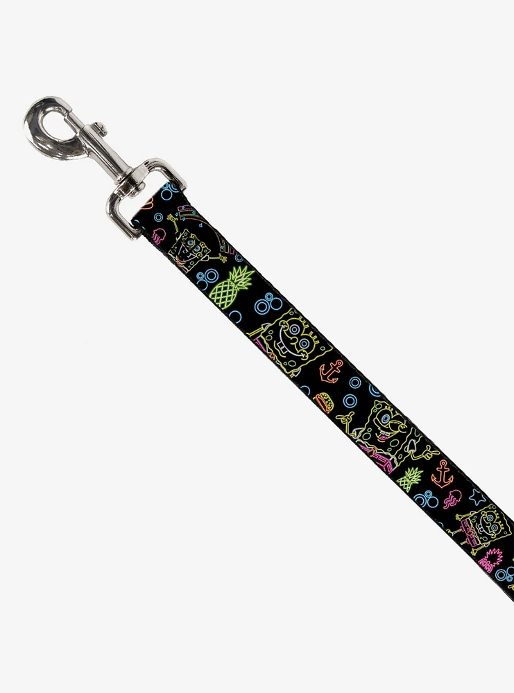 Spongebob Squarepants Electric Poses Dog Leash