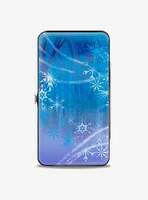 Disney Frozen 2 Elsa Swirling Snowflakes Pose Hinge Wallet