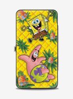 Spongebob Squarepants Pineapple Eyes Patrick Starfish Pose Pineapple Hinge Wallet