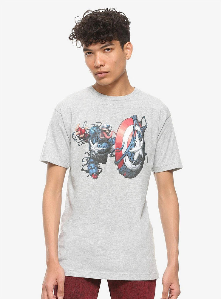 Marvel Venom Captain America T-Shirt