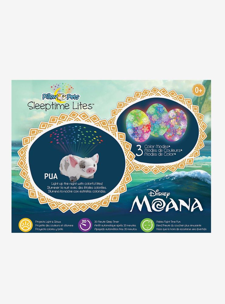 Disney Moana Pua Sleeptime Lites Pillow Pets Plush Toy