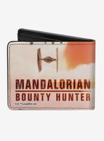 Star Wars The Mandalorian Bounty Hunter TIE Fighter Bifold Wallet