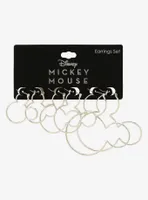 Disney Mickey Mouse Line Art Earring Set