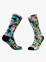 Roses And Quetzals Crew Socks 2 Pair