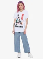 Demon Slayer Tanjiro & Nezuko Boyfriend Fit Girls T-Shirt