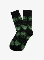 Marvel Hulk Black Socks