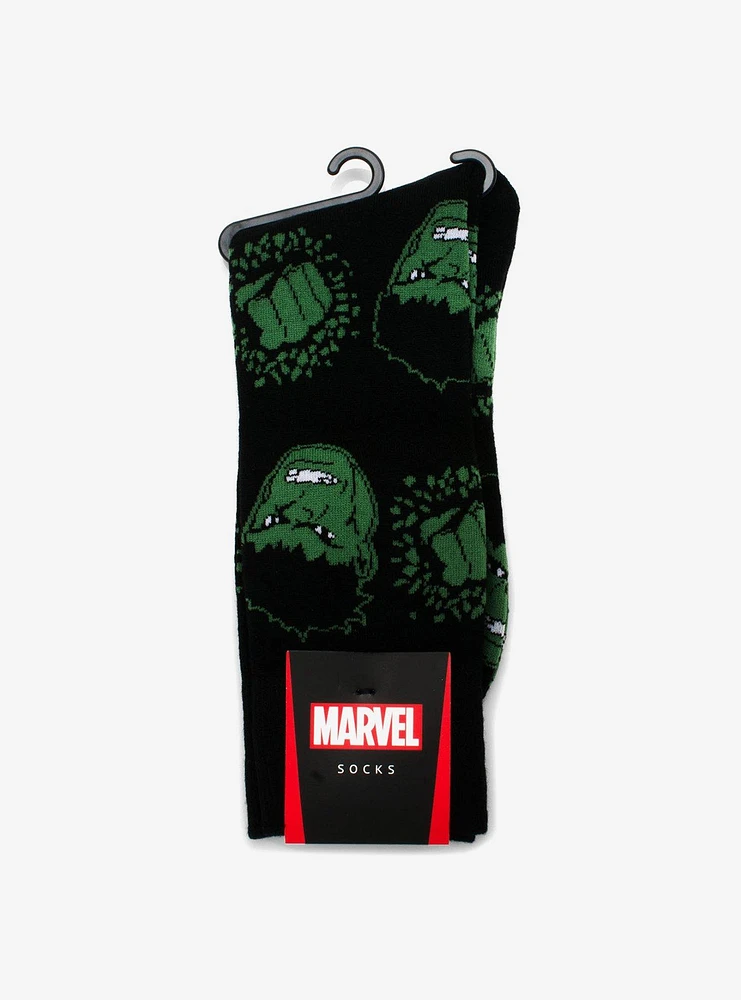 Marvel Hulk Black Socks