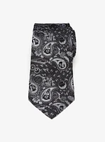 Star Wars Vader Paisley Black and White Tie