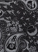 Star Wars Vader Paisley Black and White Tie