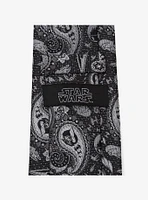 Star Wars Vader Paisley Black and White Tie