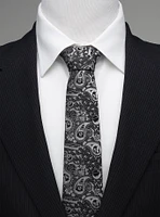 Star Wars Vader Paisley Black and White Tie