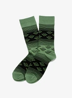 Star Wars Yoda Ombre Stripe Socks