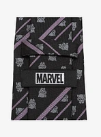 Marvel Black Panther Stripe Black Tie