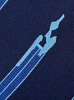 Star Trek Enterprise Flight Blue Stripe Tie