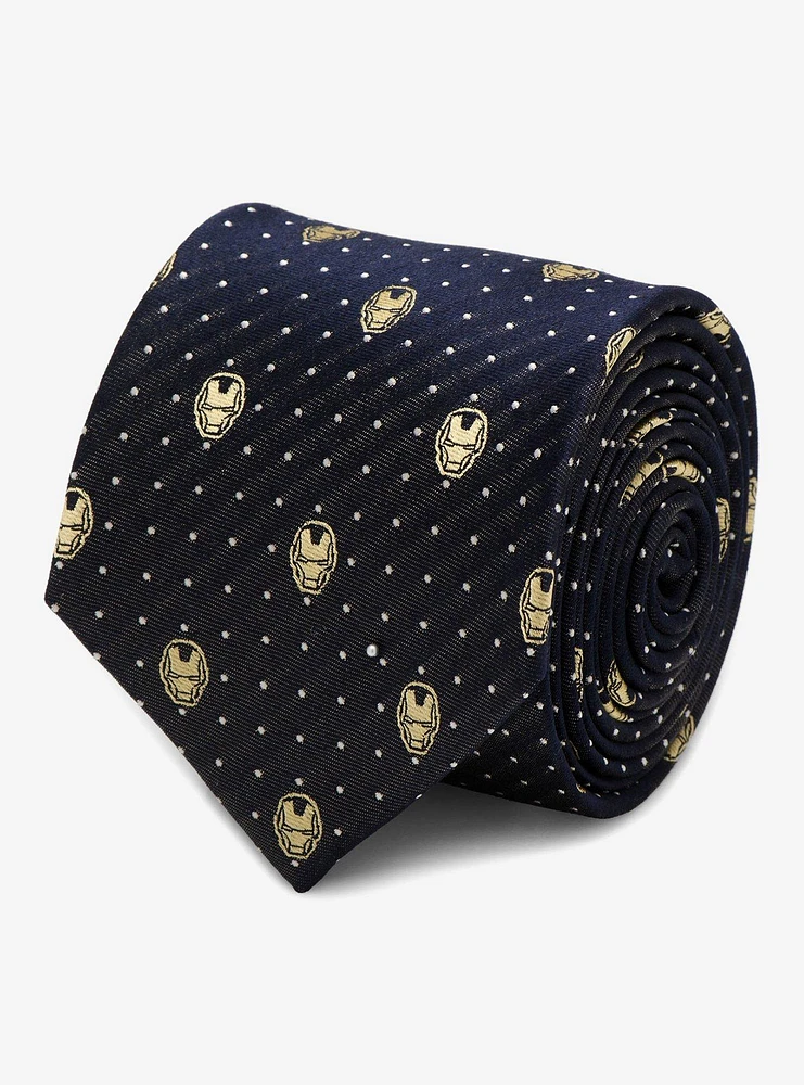 Marvel Iron Man Gray Dot Tie