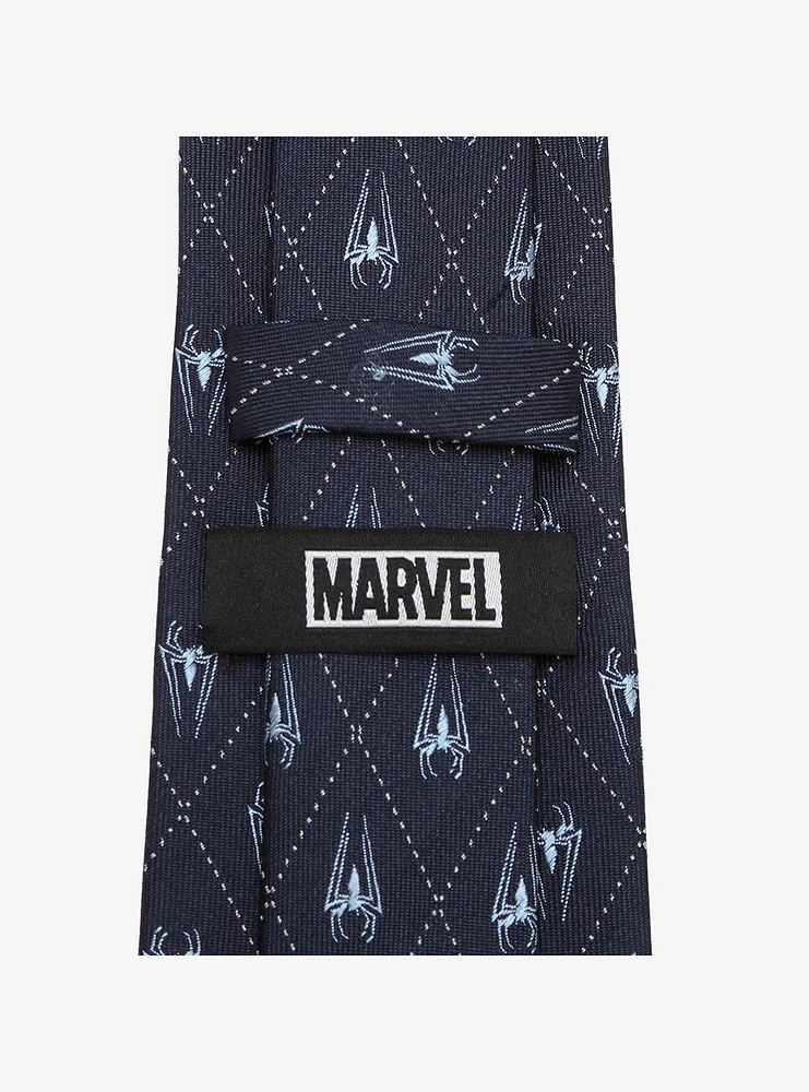 Marvel Spider-Man Diamond Navy Tie