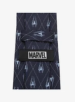 Marvel Spider-Man Diamond Navy Tie