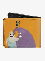 The Nightmare Before Christmas Stylized Jack And Sally Ooogie Boogie Bi-fold Wallet