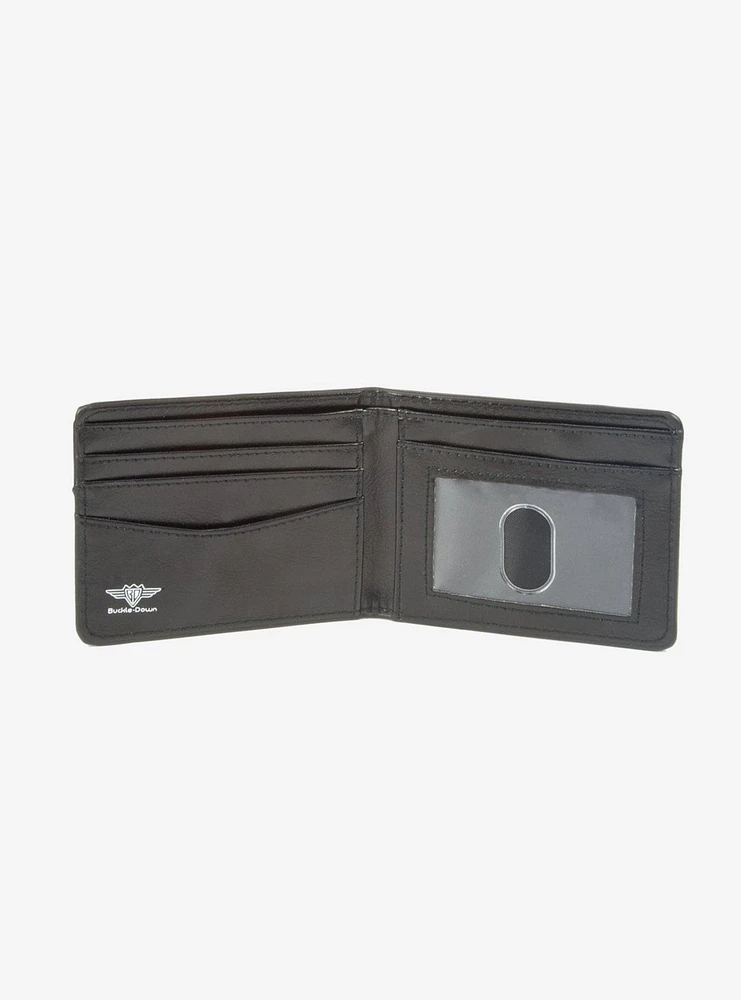 The Nightmare Before Christmas Stylized Jack And Sally Ooogie Boogie Bi-fold Wallet
