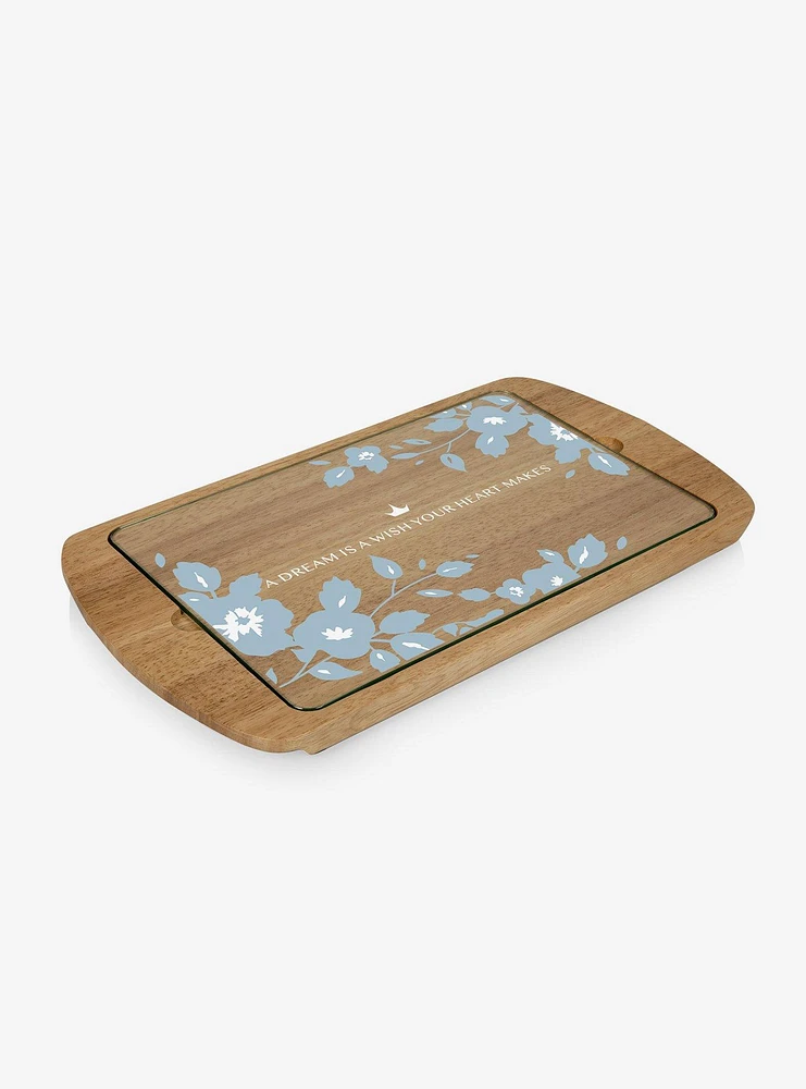 Disney Cinderella Billboard Glass Top Serving Tray