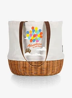 Disney Pixar Up Coronado Canvas And Willow Basket Tote