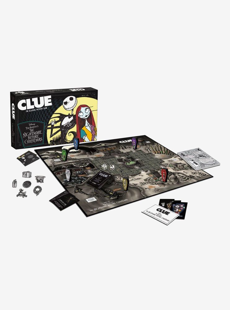 Clue: Disney The Nightmare Before Christmas Edition Board Game