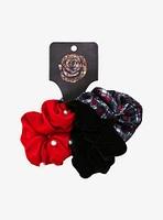 Rose Plaid Scrunchie Set