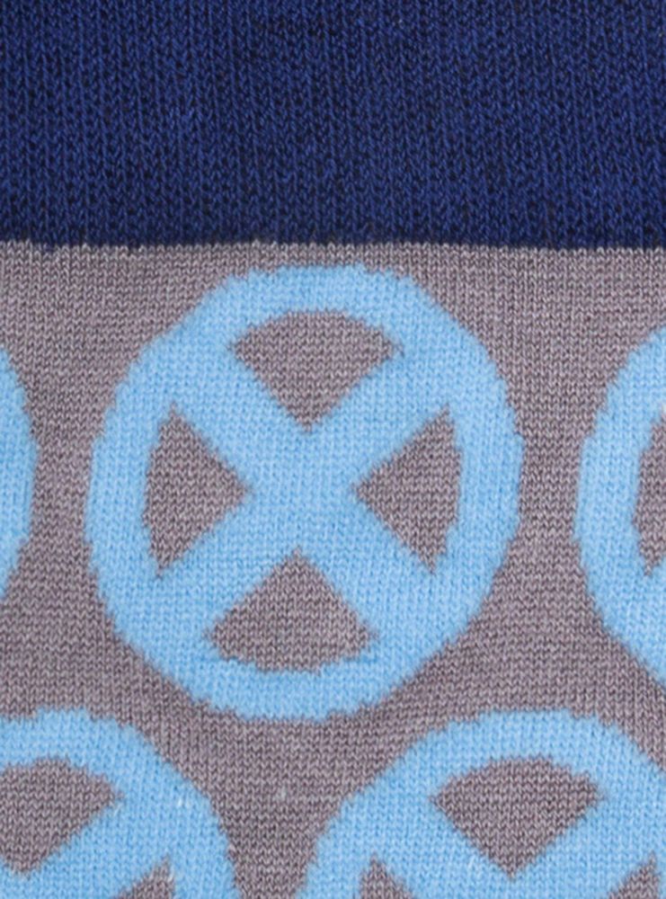 Marvel X-Men Symbol Gray Socks