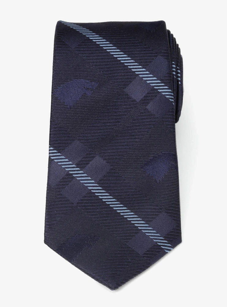 Game of Thrones Stark Direwolf Plaid Silk Tie