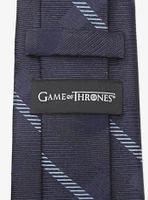 Game of Thrones Stark Direwolf Plaid Silk Tie