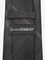 Game of Thrones Targaryen Dragon Black Plaid Silk Tie