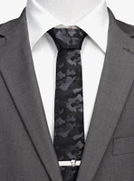 Marvel The Punisher Camo Black Silk Tie