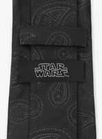 Star Wars Darth Vader Paisley Black Silk Tie