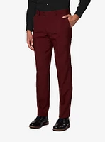 Opposuits Men's Blazing Burgundy Solid Color Suit