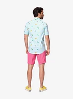 Opposuits Men's Pool Life Water Summer Button-Up Shirt